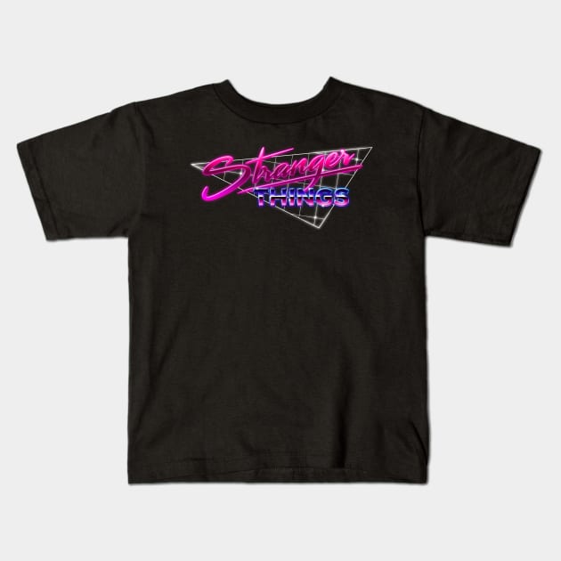 Stranger since the 80's Kids T-Shirt by bad_nobe